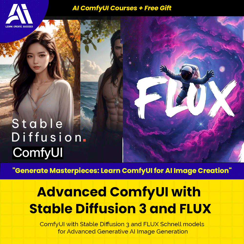 Video Course - Advanced ComfyUI with Stable Diffusion 3 and FLUX ...