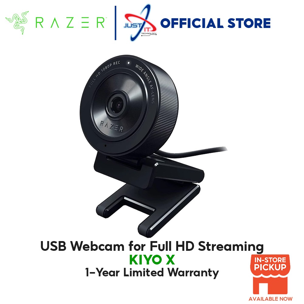 RAZER KIYO X - USB WECAM FOR FULL HD STREAMING ( RZ19-04170100-R3M1 ...