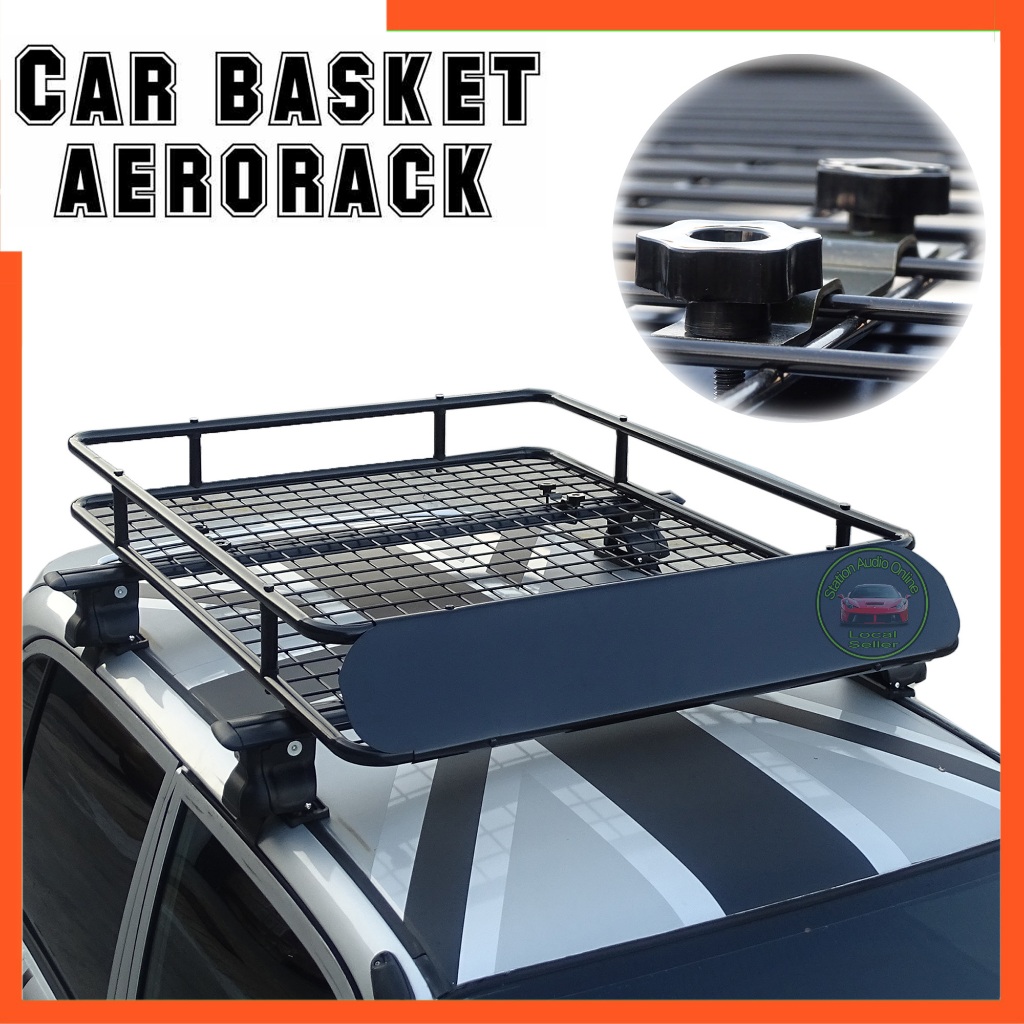 Car luggage box basket roof luggage rack roof rack shelf box car travel ...