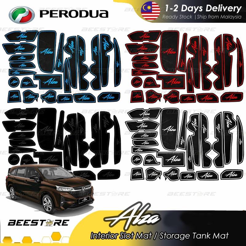 PERODUA NEW ALZA 2022 - 2025 Interior Slot Mat Rubber Anti-slip Mat ...