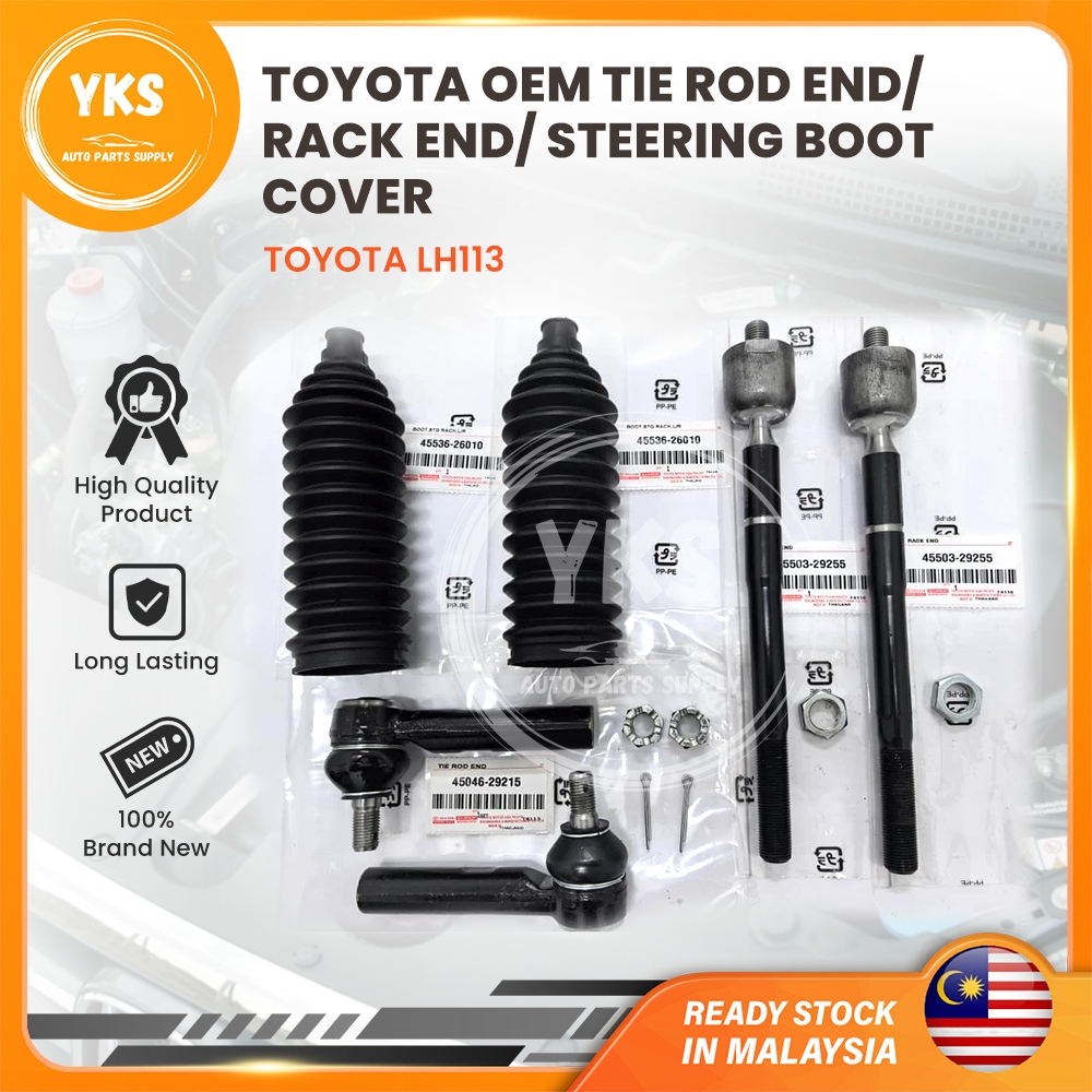 🔥NEW TOYOTA🔥TOYOTA HIACE LH113 (1 SET) TIE ROD END / RACK END ...