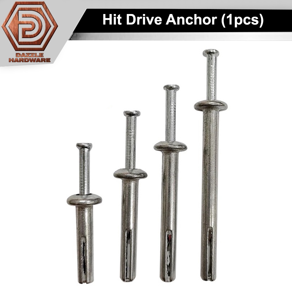 Hit drive anchor hit anchor hammer drive anchor wall plug paku | Shopee ...