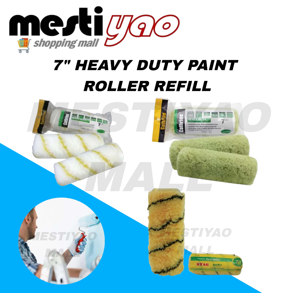 7” Heavy Duty Paint Roller Refill/Isi Roller Cat | Shopee Malaysia