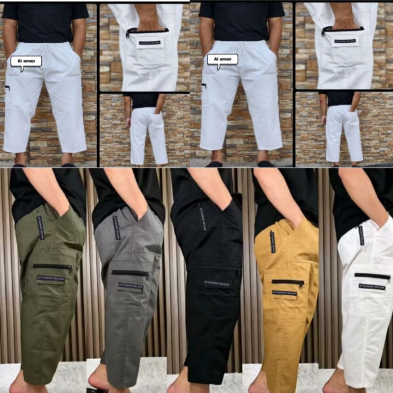 Seluar lelaki karkun 4 poket kain tebal Tijarah | Shopee Malaysia