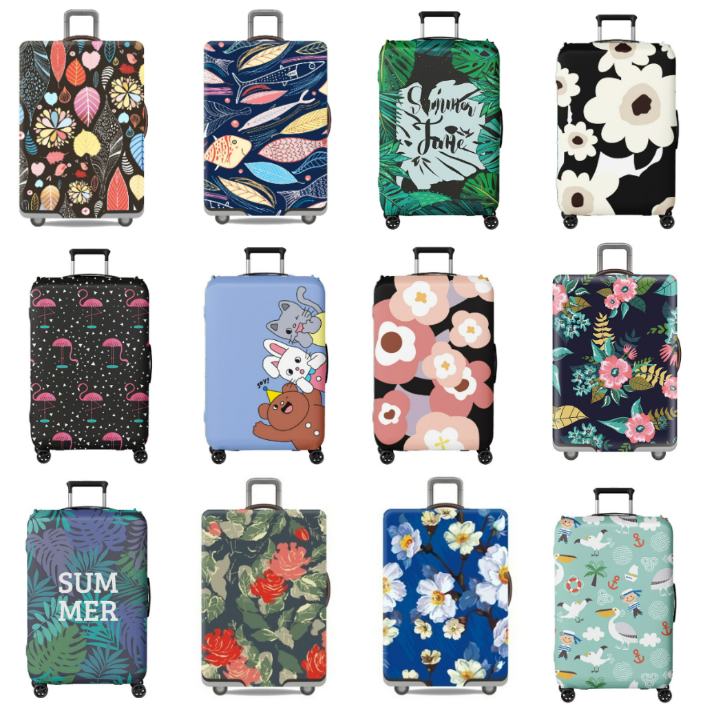 [Malaysia Stock] - Extra Thick Luggage Cover Protector Elastic Suitcase ...