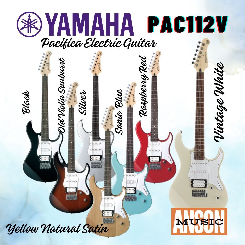 Yamaha PAC112V Alder SSH Pickup Electric Guitar (PAC112 PAC 112V ...