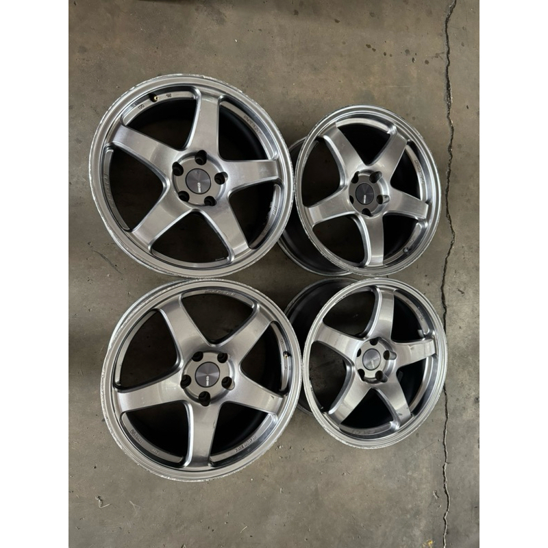 Enkei PF05 18 Inch Sport Rims Made in Japan 5x114.3 Mitsubishi Evo X ...