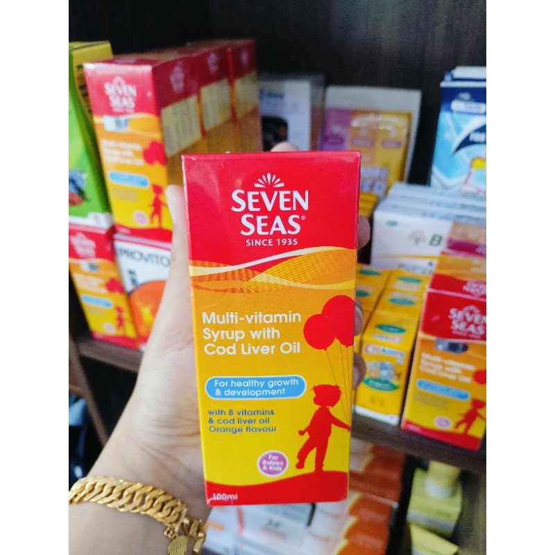 SEVEN SEAS MULTI-VITAMIN SYRUP WITH COD LIVER OIL (100ML) | Shopee Malaysia
