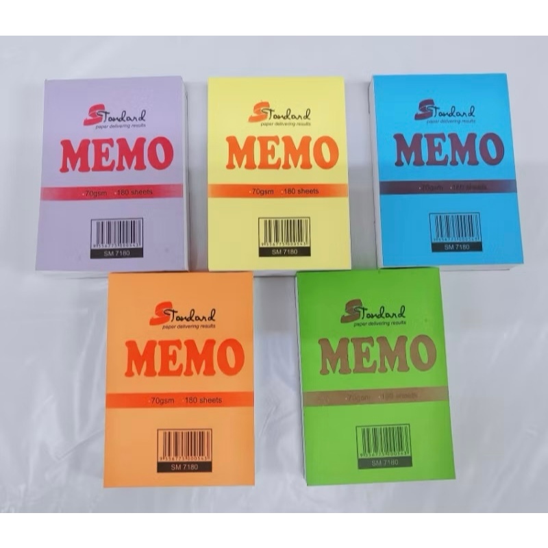 Buku Nota Putih 70gsm 180 Helai / White Memo Pad / Order Book Writing ...