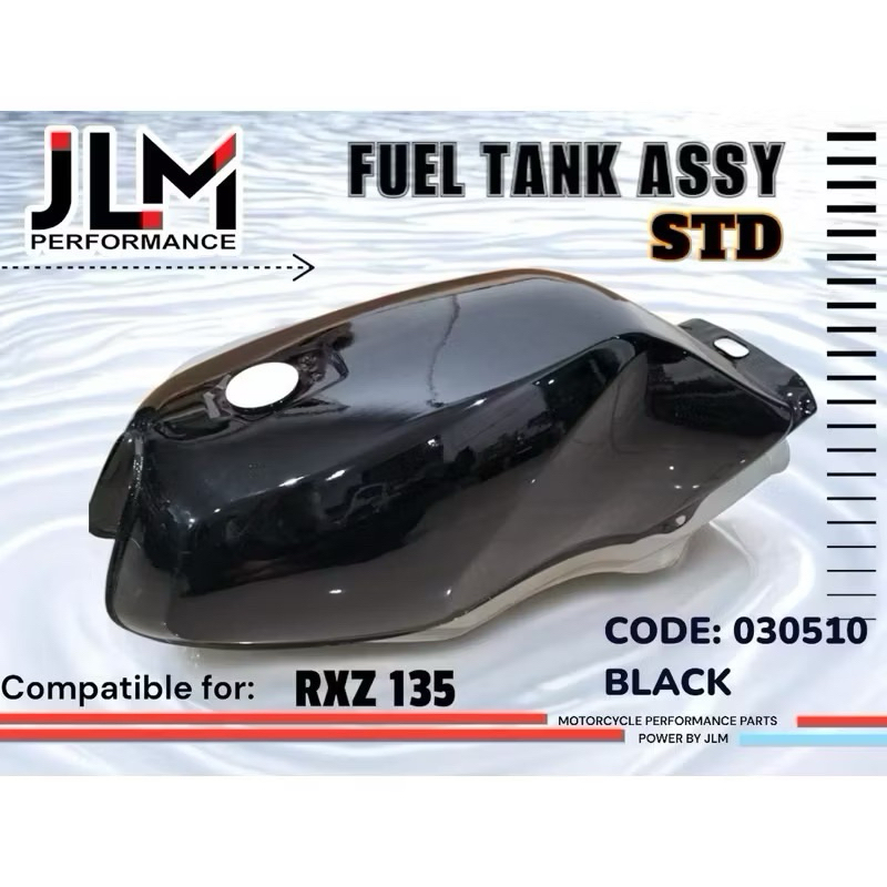 JLM HLY RXZ RXZ135 RXZ NEW STANDARD FUEL TANK ASSY TANGKI MINYAK BLACK ...