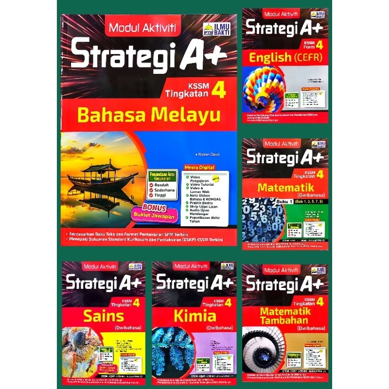 MODUL AKTIVITI STRATEGI A+ SPM TINGKATAN 4 (2025) - PENERBIT ILMU BAKTI ...