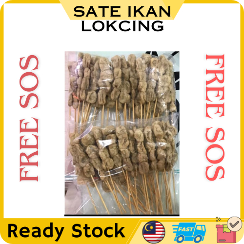 [RASA SOS DIPERBAHARUI] Snack Sate Ikan atau Lokcing Rasa Ikan Segar ...