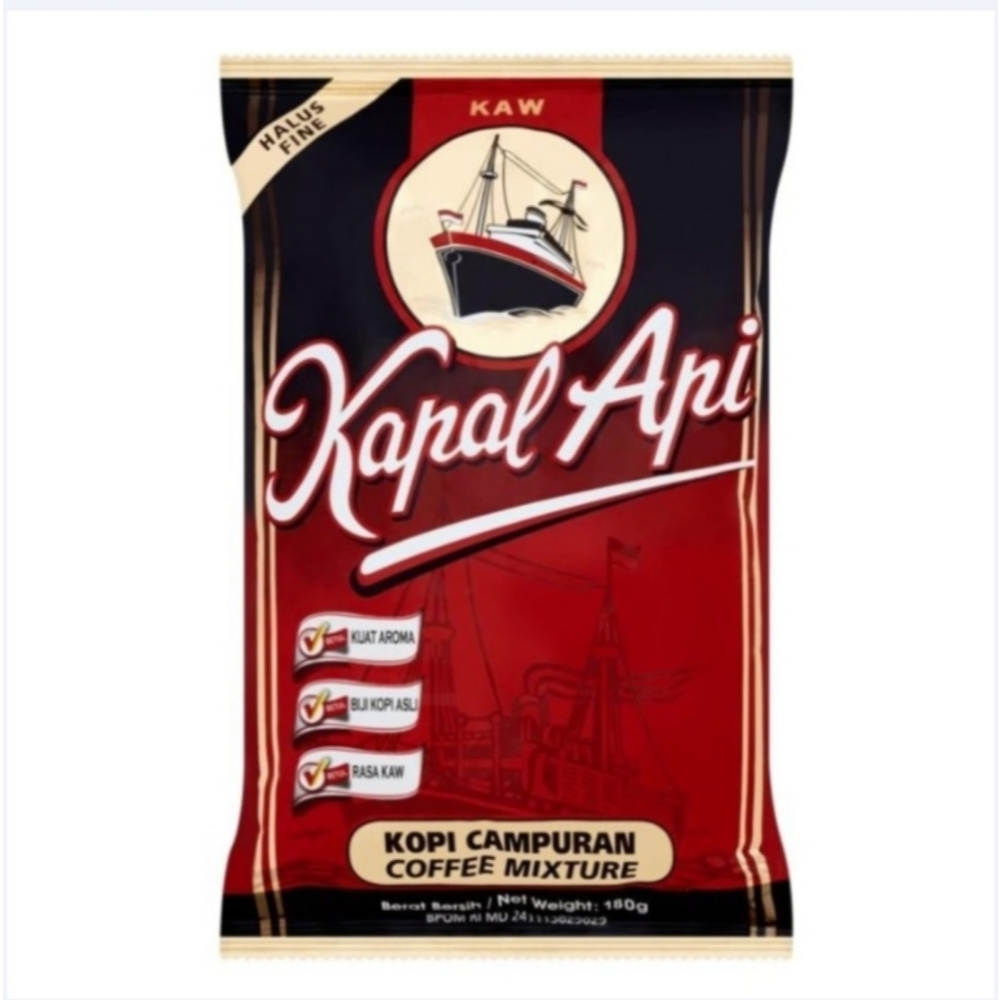 KAPAL API KOPI HALUS 180G | Shopee Malaysia