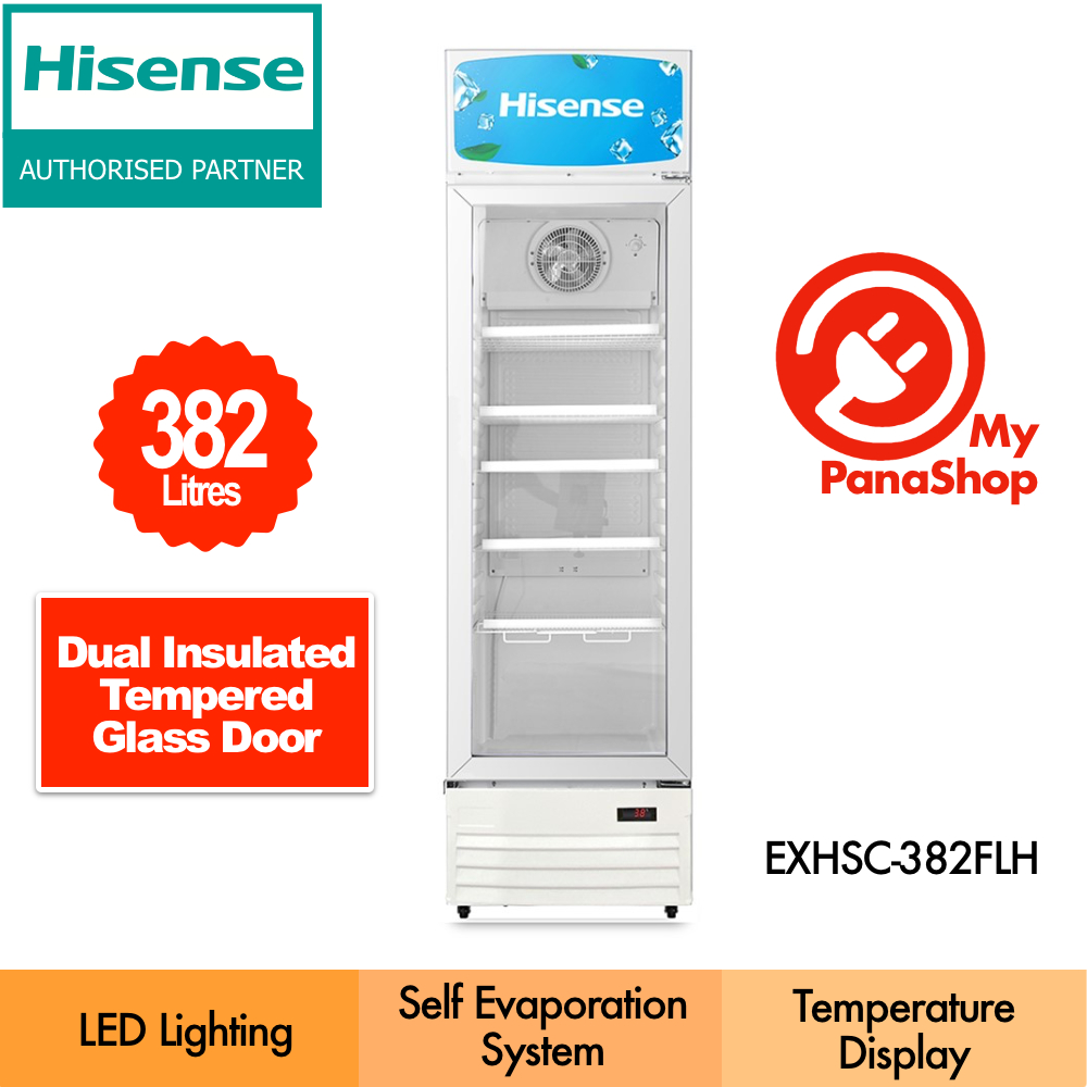 Hisense Commercial Showcase Chiller ( 382L ) EXHSC-382FLH / EXHSC382FLH ...