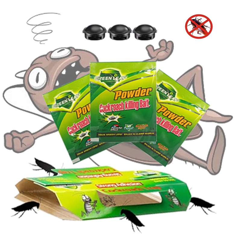 Green Leaf Cockroach Killing Bait Cockroach Trap | Shopee Malaysia