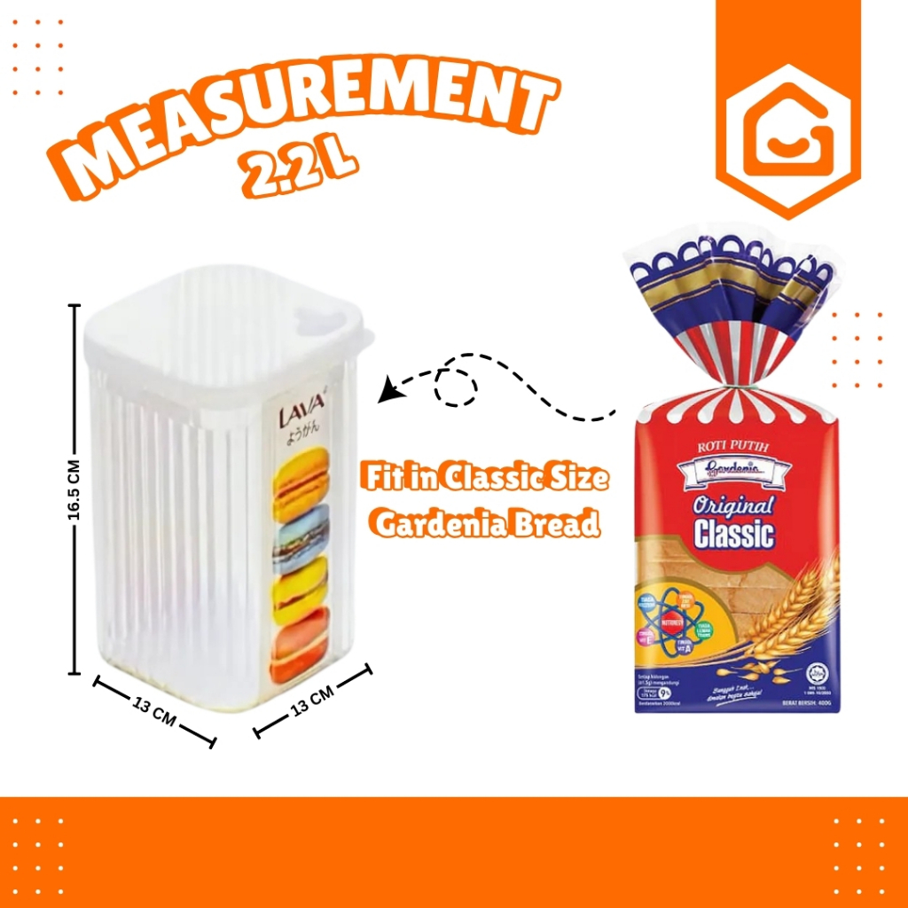 READY STOCK LAVA MULTIPURPOSE AIRTIGHT CANISTER I FOOD CONTAINER I ...