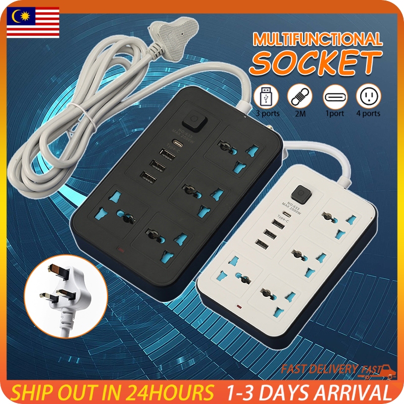 Universal Power Strip Extension Plug Power Socket Electric Sockets ...