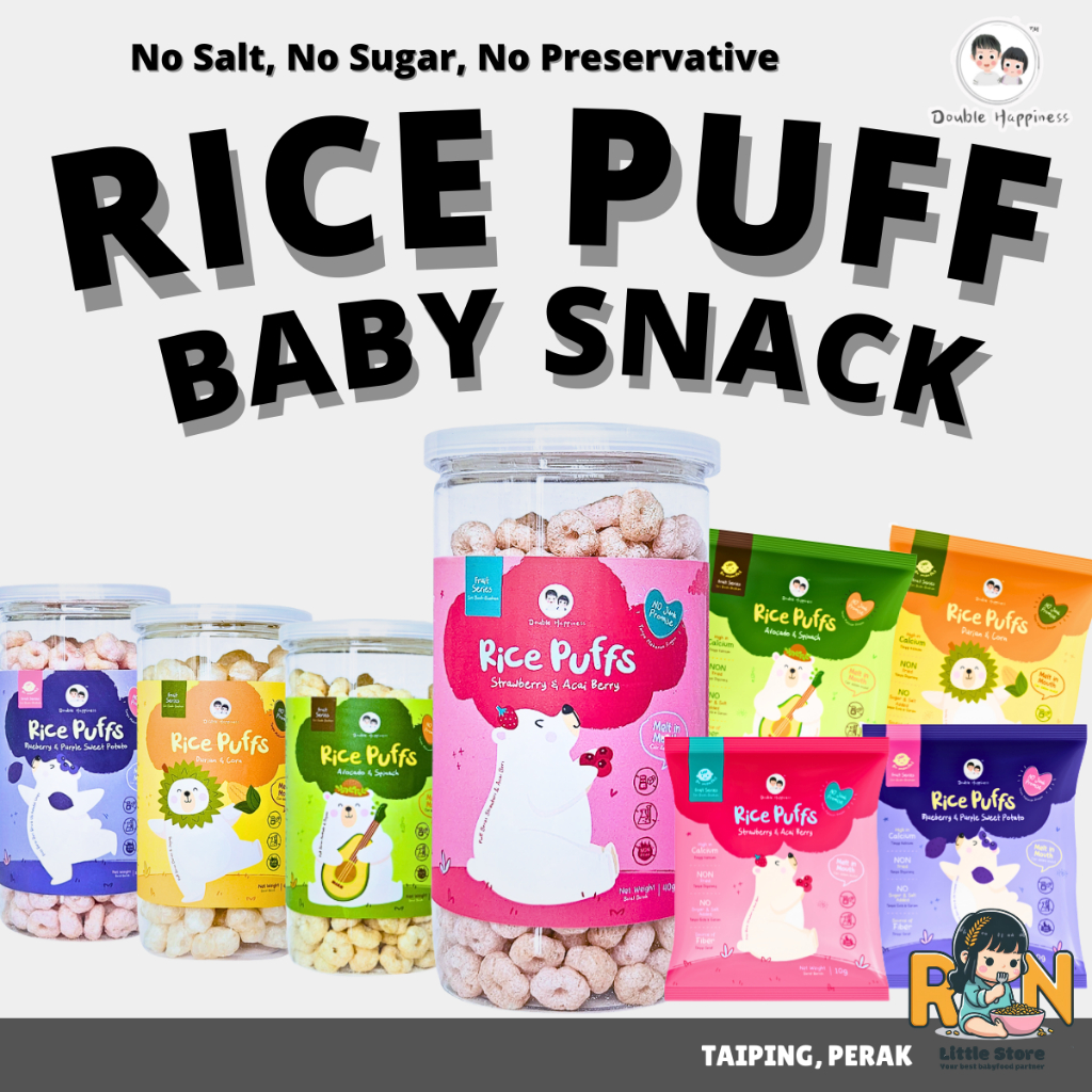 BABY SNACK - DOUBLE HAPPINESS Rice Puff Rice Stick For Baby & Kid ...