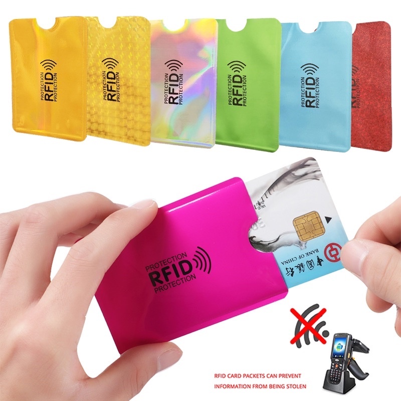ANTI RFID Secured Wallet BLOCKER Reader Protection Card Holder RFID ...