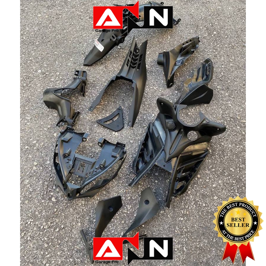 INNER LC 135 V4 V5 V6 V7 ORIGINAL 100% HLY SET HITAM MATTE FULL ITEM ...