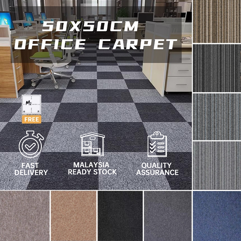 50*50cm Carpet Larpet Ruang Tamu Karpet Bilik Tidur Floor Mat Alas Kaki ...