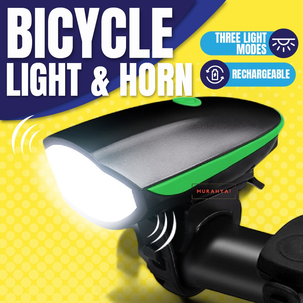 Bicycle Led light Rechargeable Cycling LED Light Bicycle Headlight with ...