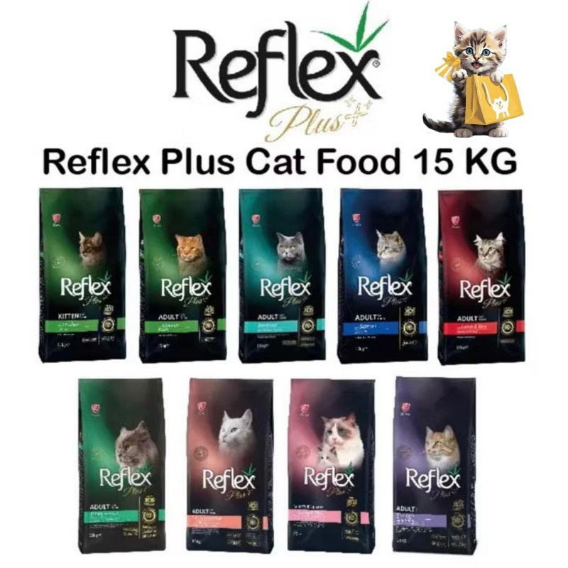 Reflex Plus Super Premium Kitten / Adult Cat Food 15kg | Shopee Malaysia