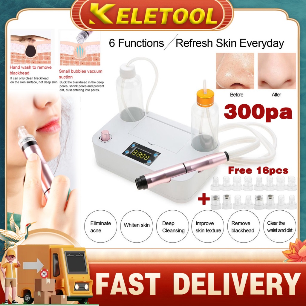 Small Bubbles Vacuum Suction Whitehead remover vacuum Machine facial ...