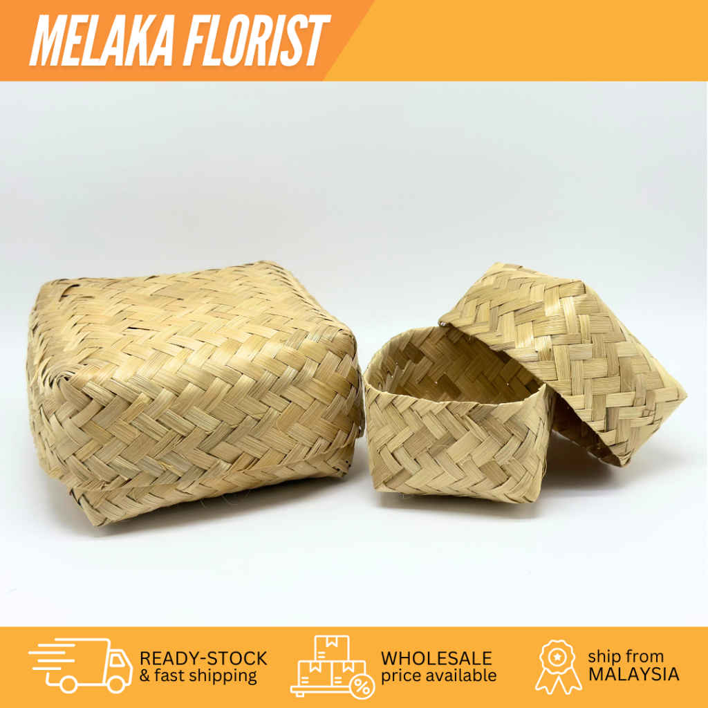 BESEK BAMBOO Goodies perkahwinan basket Souvenir dulang Raya 2025 ...