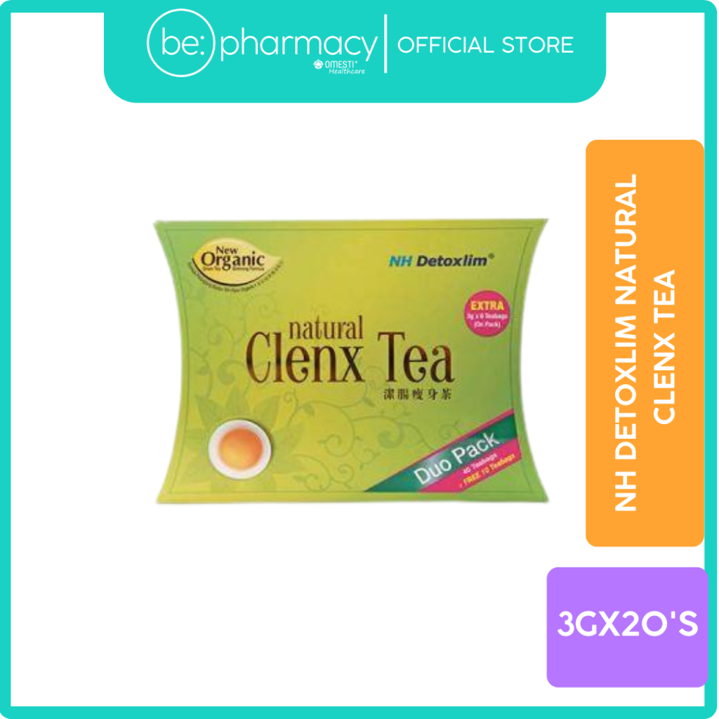 Nh Detoxlim Natural Clenx Tea 3Gx20'S | Shopee Malaysia