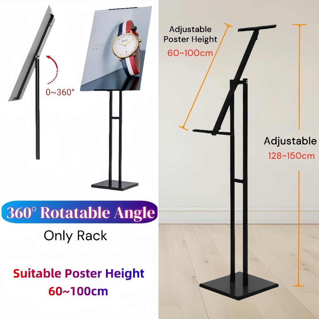Poster Display Stand Foamboard Kt Board Slope Stand, Menu Holder ...