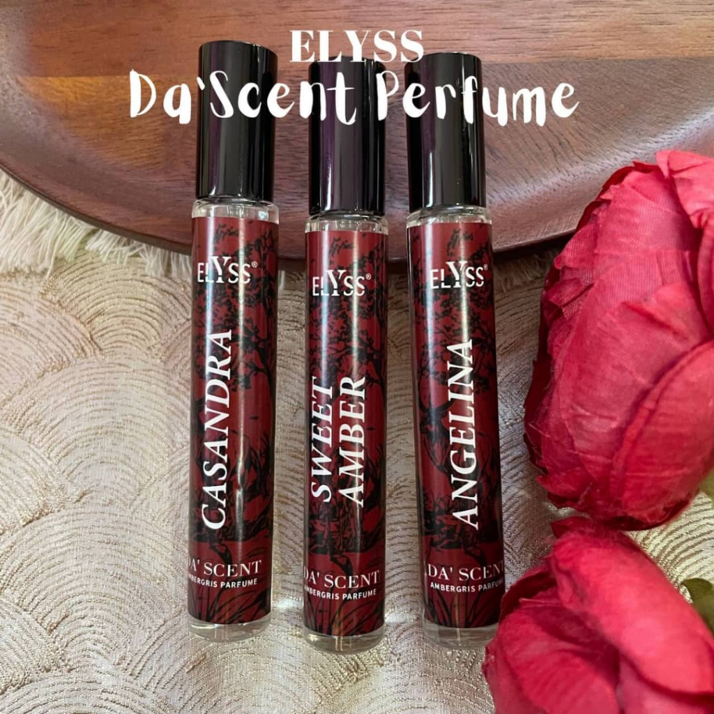 ELYSS DA'SCENT PARFUME 3ML 2 X 1 SCENT II CODE JADE JASLENE /KAY ABEL ...