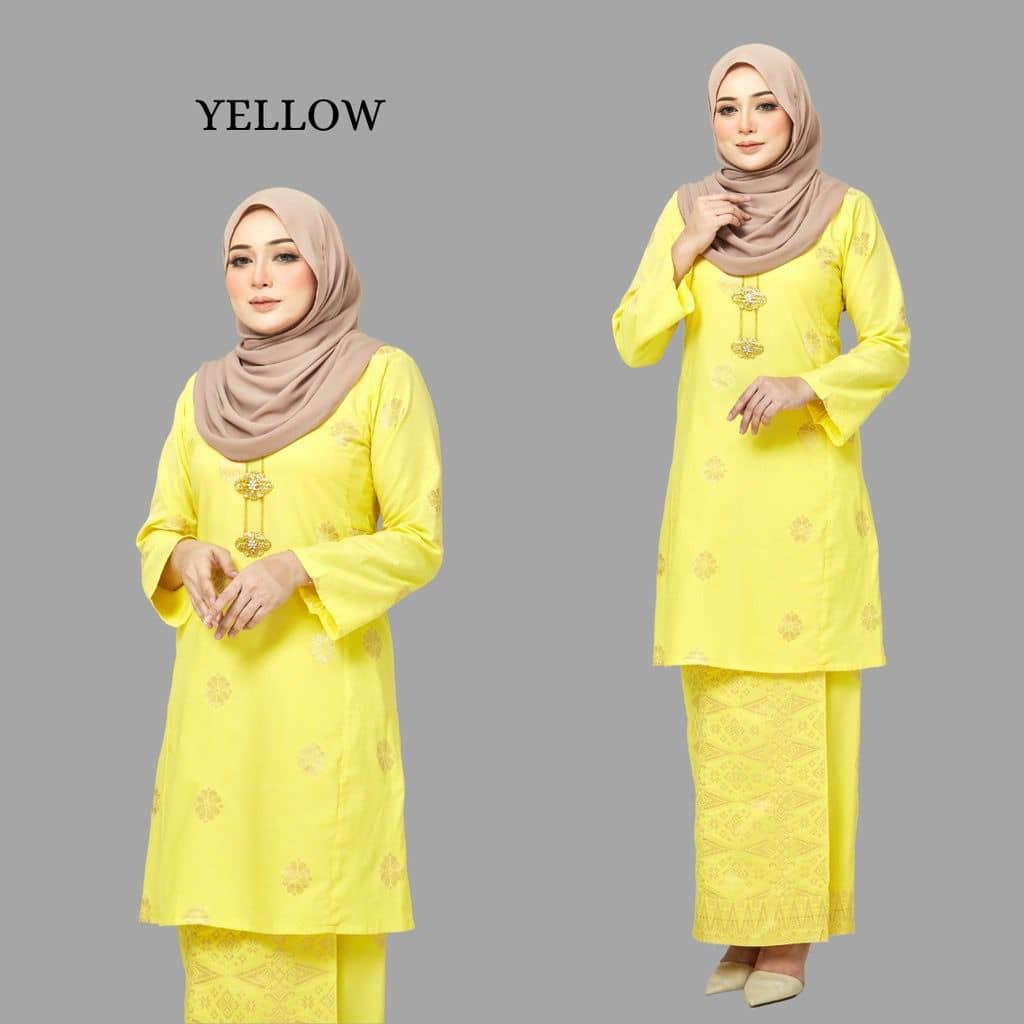 Baju Kurung Pahang Songket Tenun Bunga, Baju Kurung Moden, Baju Kurung cotton, Baju Raya 2025 Viral