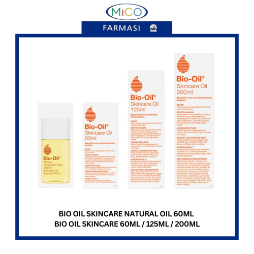 BIO OIL SKINCARE OIL NATURAL 60ML & BIO OIL SKINCARE OIL 60ML /60ML ...