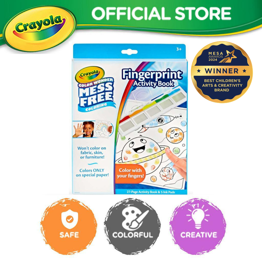 Fingerprint Crayola Mess Free Color Collection Crayola Color