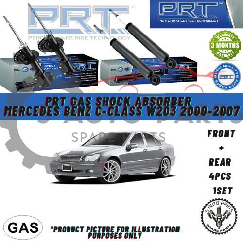 MERCEDES BENZ C-CLASS W203 2000-2007 (FRONT / REAR) 100% BRAND PRT ...