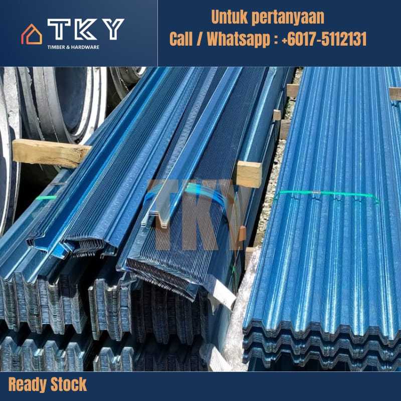 [Selangor/KL/PJ only] Batten Aluzinc (0.45mm x 6meter)-FULL LENGTH [TKY ...