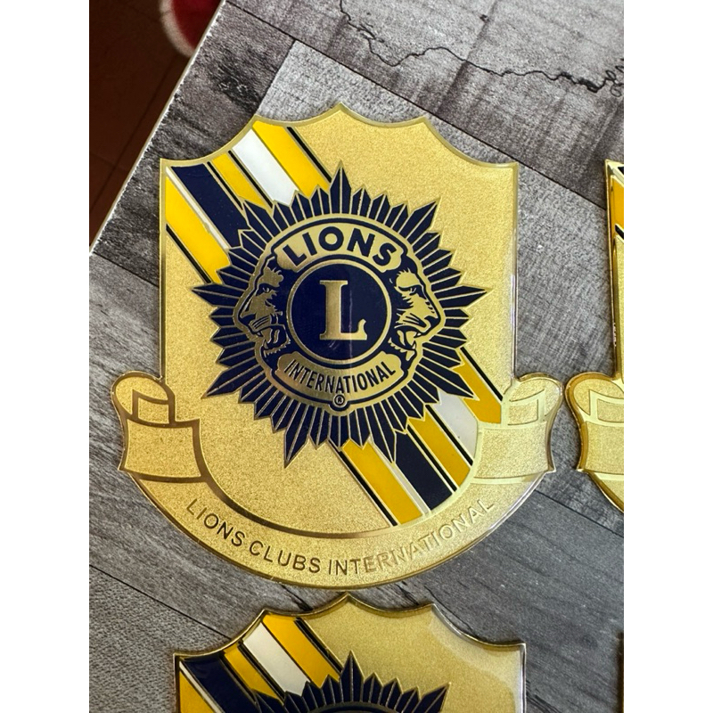 READY STOCK!! Lions Club Car Badges(Mini Defects on car badge ...
