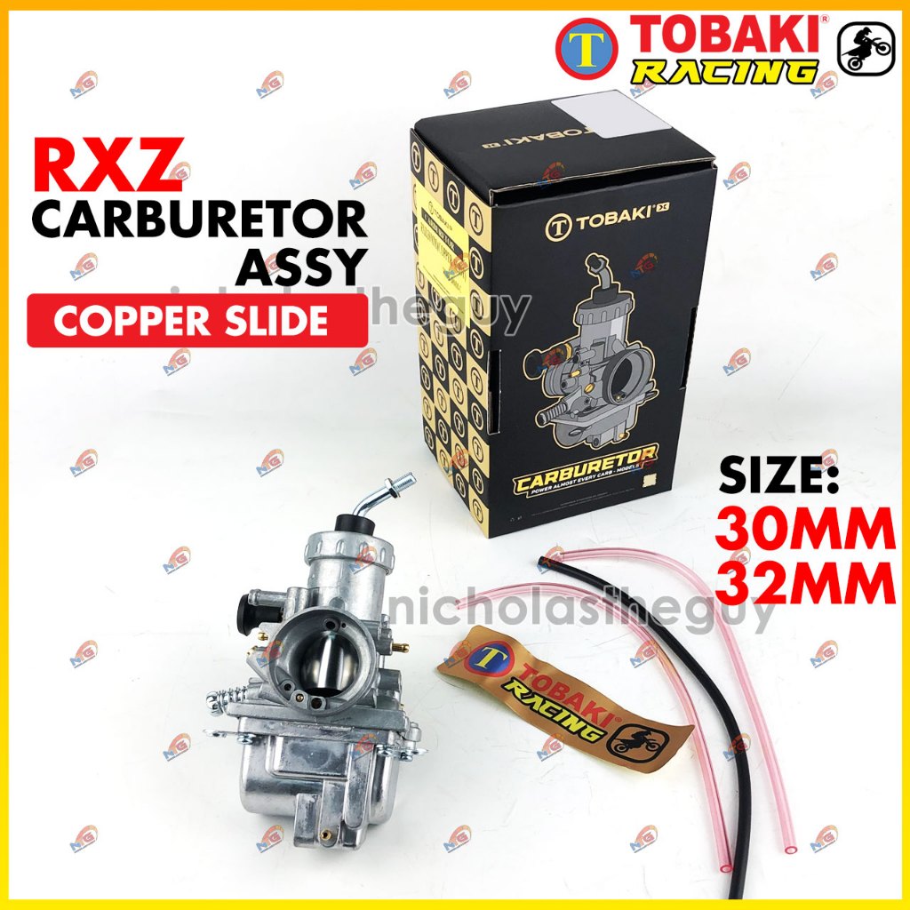 [READY STOCK] TOBAKI Racing RXZ 32MM/30MM Carburetor Assy (COPPER Slide ...