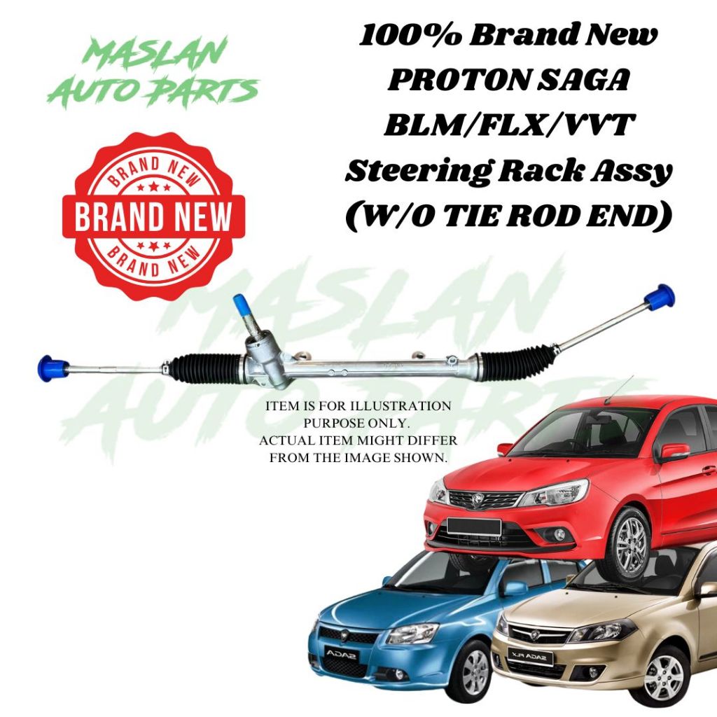 Proton Saga BLM / FLX / VVT 100% Brand New OEM Power Steering Rack (W/O ...