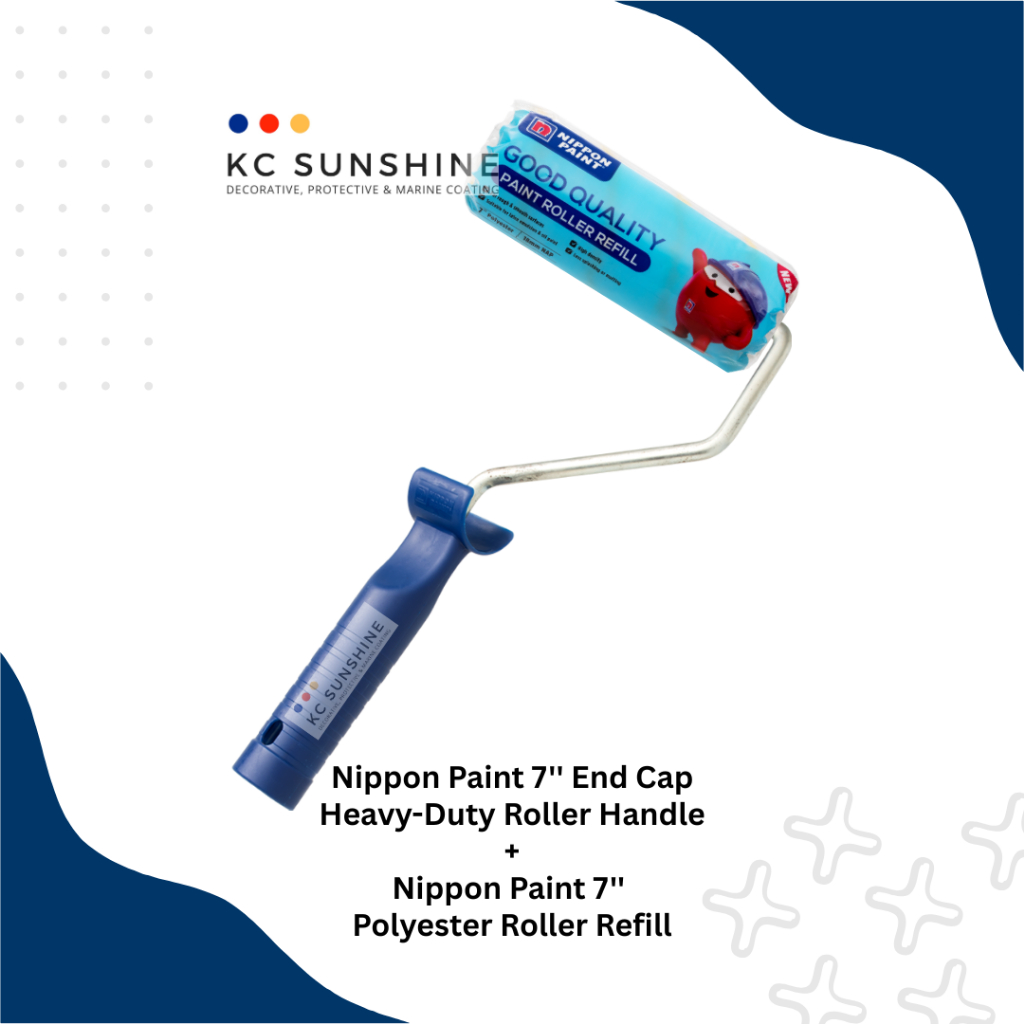 Nippon Paint 7'' Roller with Handle Set | Halal Paint Roller Brush ...