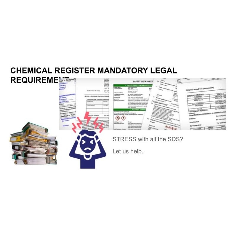 Chemical Register (Comply 💯 with DOSH) - 20 chemical | Shopee Malaysia