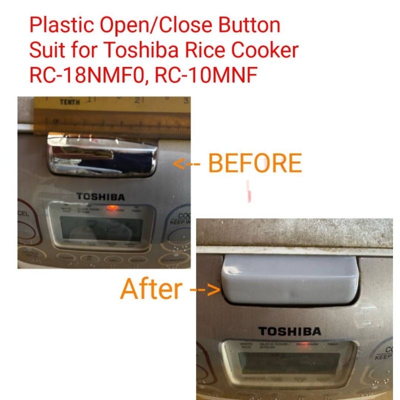 Toshiba Rice Cooker Plastic Open/Close Button with Spring RC-18NMF RC ...