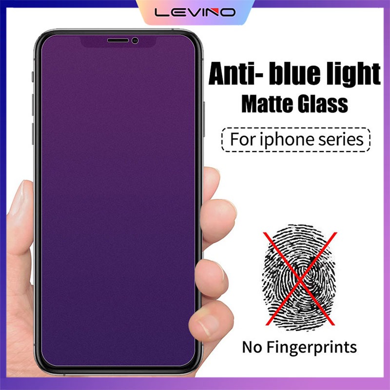 Anti Blue Light Tempered Glass Screen Protector For IPhone XR/XS/X/8/7/6 – 9H Hardness, Anti-Glare 6 thumbnail image