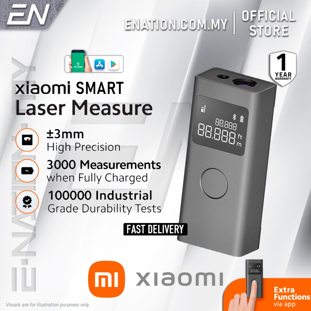 Xiaomi Smart Laser Measure | Real-Time Measurement | Clear LCD Display ...