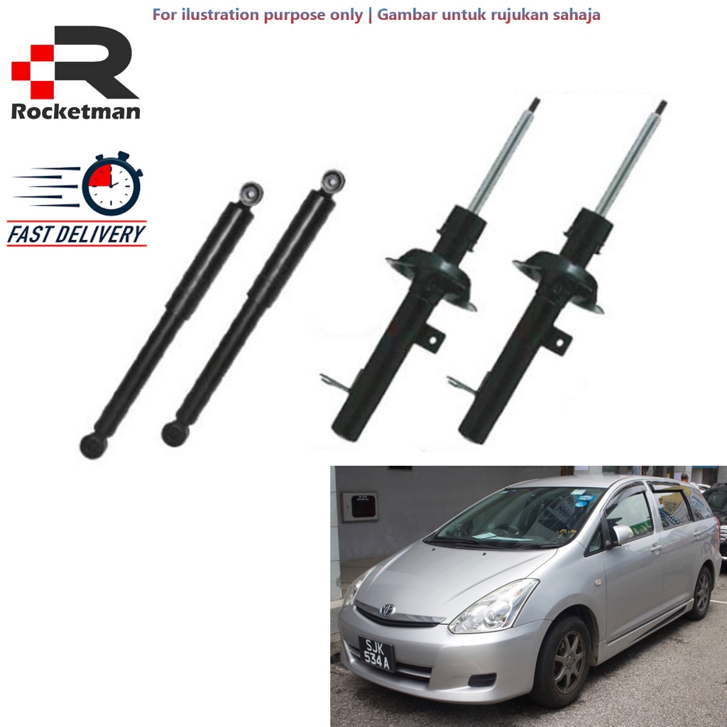 OEM SHOCK ABSORBER (2PCS) TOYOTA WISH 1.8 ZNE10 | Shopee Malaysia