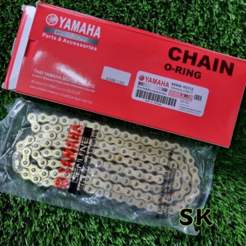 YAMAHA RANTAI O-RING ORING GOLD CHAIN 415 / 132L UNIVERSAL MOTOR CHAIN ...