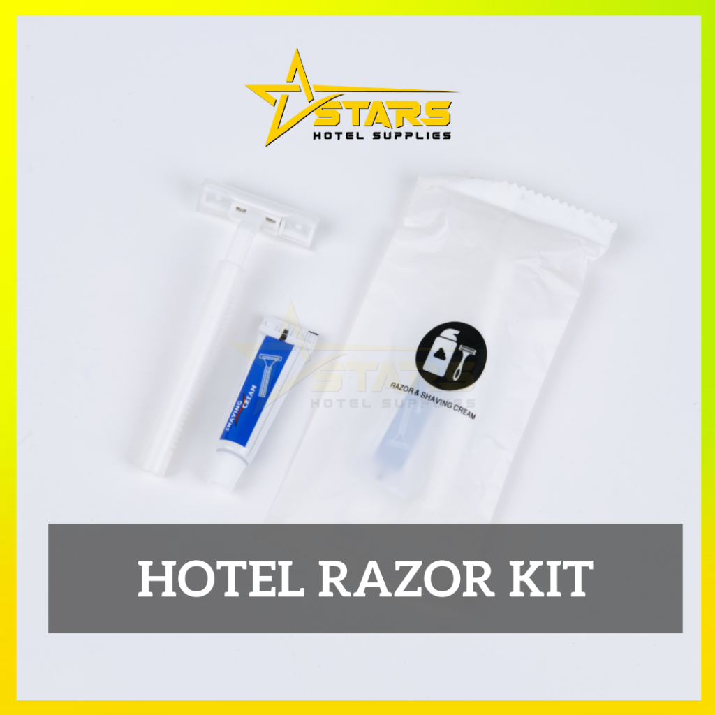 STARS Disposable Shaver Kit Hotel / Disposable Razor Kit Premium For ...