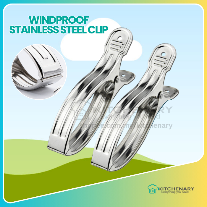 Stainless Steel - Quilt Extra Large Spring Stainless Steel Clip ...