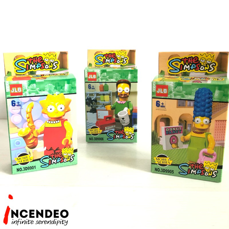 JLB The Simpsons Character Building Blocks Set (3 Boxes) | Shopee Malaysia